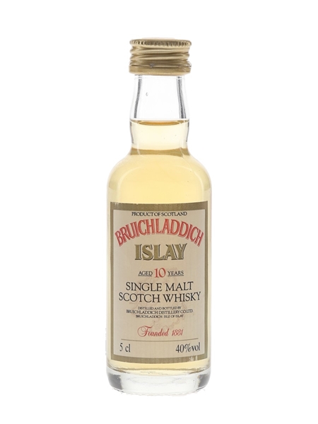 Bruichladdich 10 Year Old Bottled 1980s 5cl / 40%