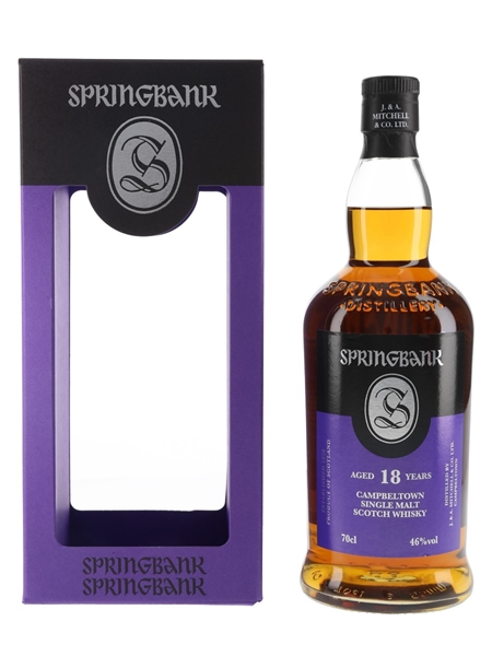 Springbank 18 Year Old Bottled 2020 70cl / 46%
