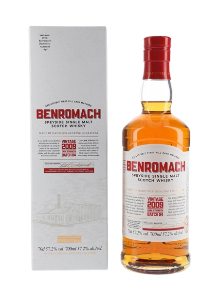 Benromach 2009 Cask Strength Batch 04 Bottled 2020 70cl / 57.2%