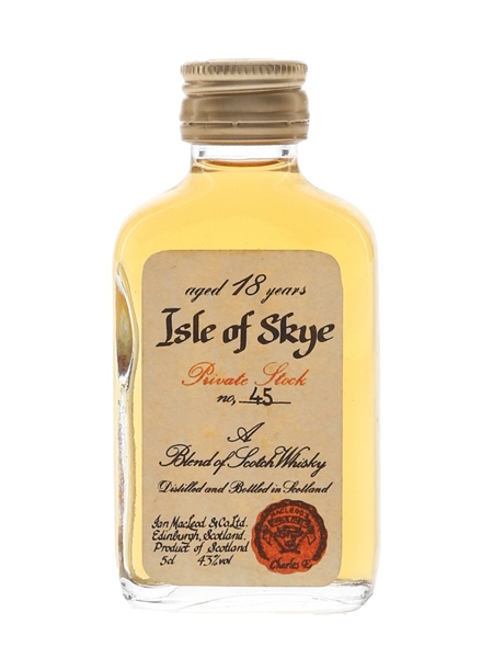 Macleod's Isle Of Skye 18 Year Old Private Stock No.45 5cl / 43%