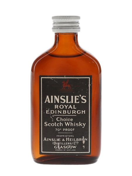 Ainslie's Royal Edinburgh Bottled 1960s-1970s 5cl / 40%