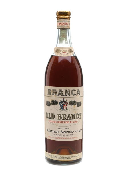 Branca Old Brandy Bottled 1960s 100cl / 42%