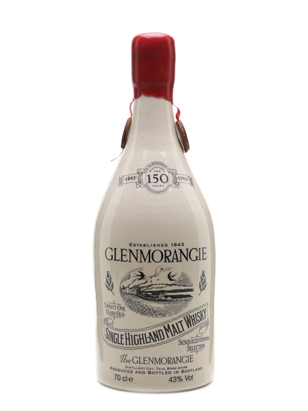 Glenmorangie 21 Year Old Ceramic 150th Anniversary 70cl / 43%