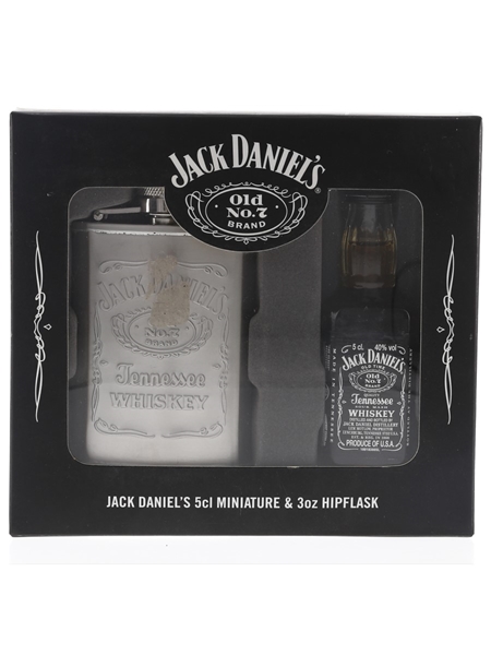 Jack Daniel's & Hip Flask  5cl / 40%