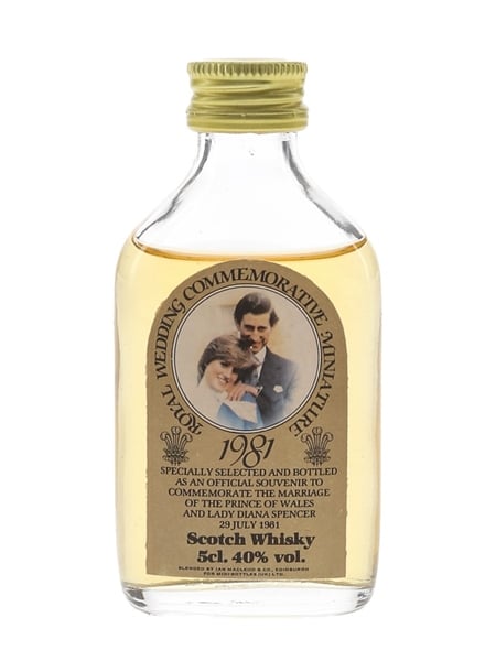 Royal Wedding 1981 Commemorative Miniature 5cl / 40%