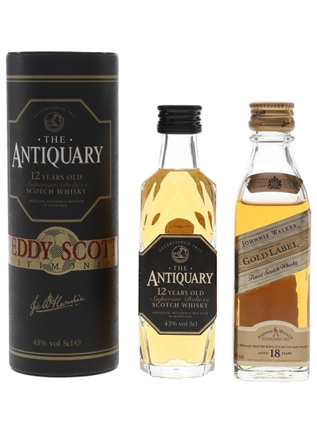 Antiquary & Johnnie Walker  2 x 5cl / 43%