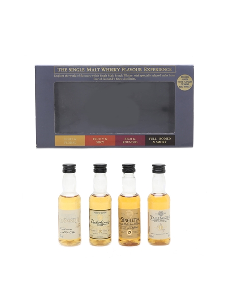 Single Malt Flavour Experience Miniatures Set 4 x 5cl