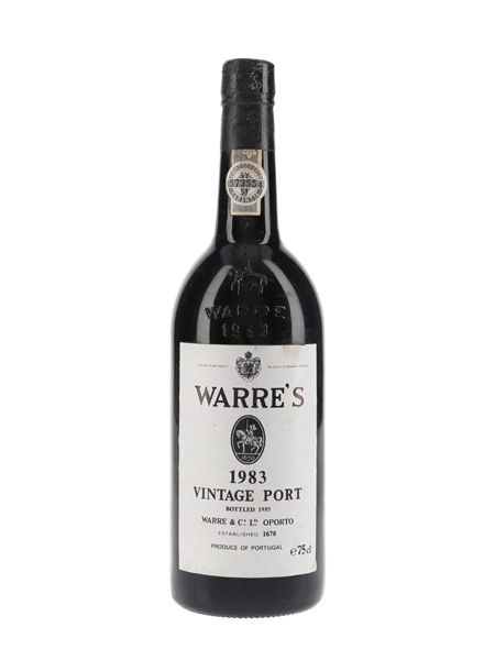 Warre's 1983 Vintage Port Bottled 1985 75cl / 20%