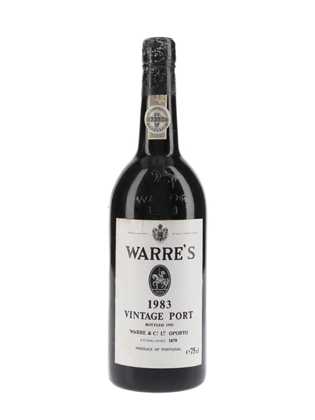 Warre's 1983 Vintage Port Bottled 1985 75cl / 20%