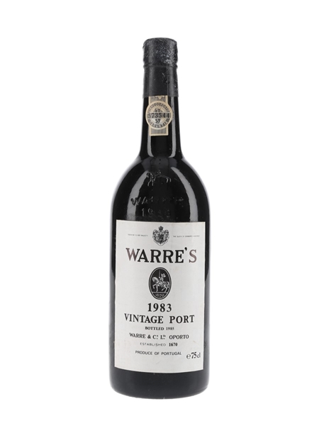 Warre's 1983 Vintage Port Bottled 1985 75cl / 20%