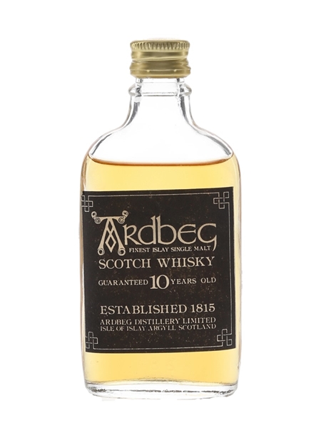 Ardbeg 10 Year Old Bottled 1960s 5cl