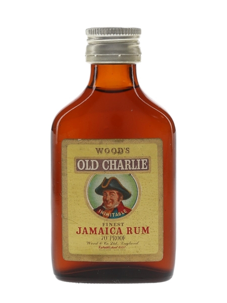Wood's Old Charlie Finest Jamaica Rum Bottled 1960s 5cl / 40%