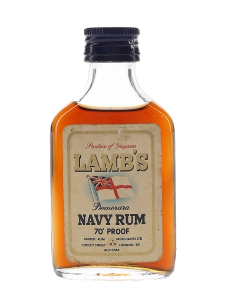 Lamb's Demerara Navy Rum Bottled 1960s 5cl / 40%