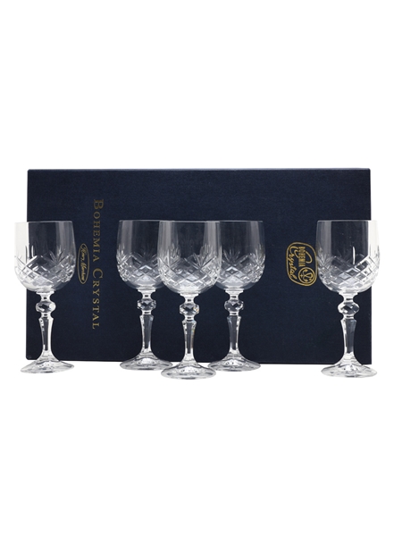 Henry Marchant Bohemia Crystal Glasses  