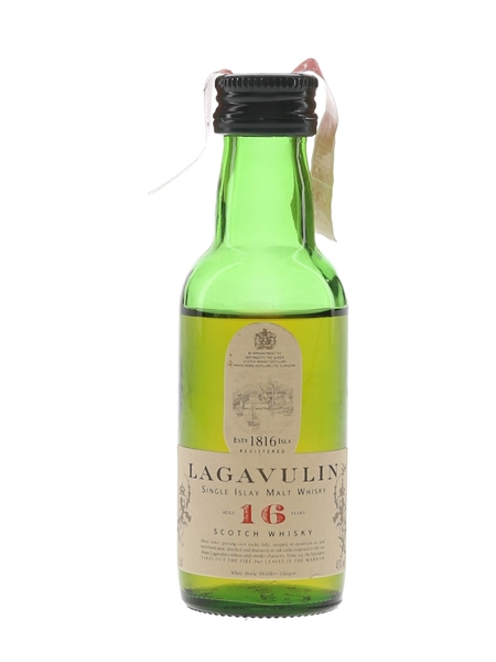 Lagavulin 16 Year Old Bottled 1980s-1990s - White Horse Distillers 5cl / 43%