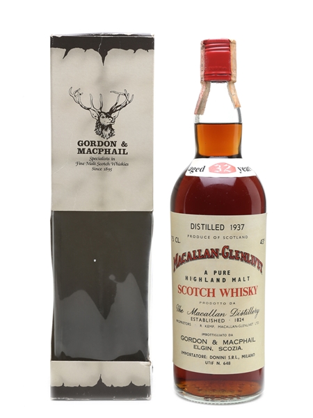 Macallan 1937 Gordon & MacPhail - Lot 11648 - Buy/Sell Macallan