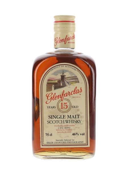 Glenfarclas 15 Year Old Bottled 1980s - Esler Crawford Photography 75cl / 46%