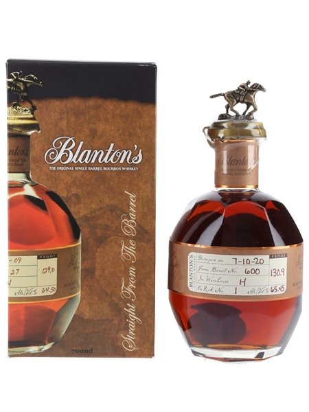 Blanton's Straight From The Barrel No. 600 Bottled 2020 70cl / 65.45%