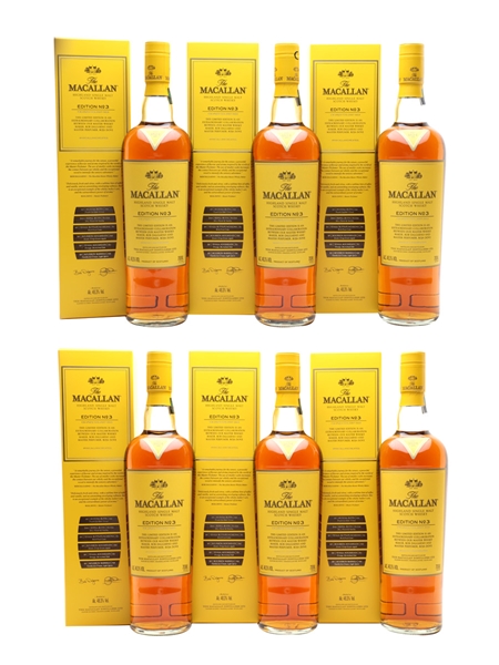 Macallan Edition No.3  6 x 70cl / 48.3%