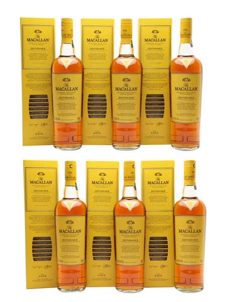 Macallan Edition No.3  6 x 70cl / 48.3%