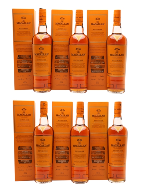 Macallan Edition No.2  6 x 70cl / 48.2%