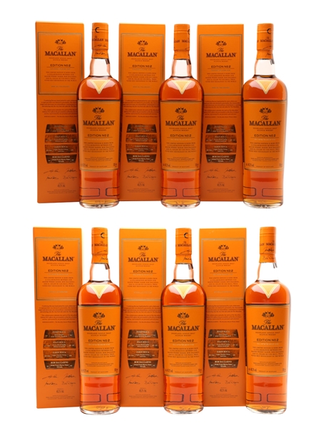 Macallan Edition No.2  6 x 70cl / 48.2%