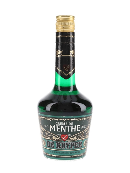 De Kuyper Creme De Menthe Bottled 1980s 50cl / 24%