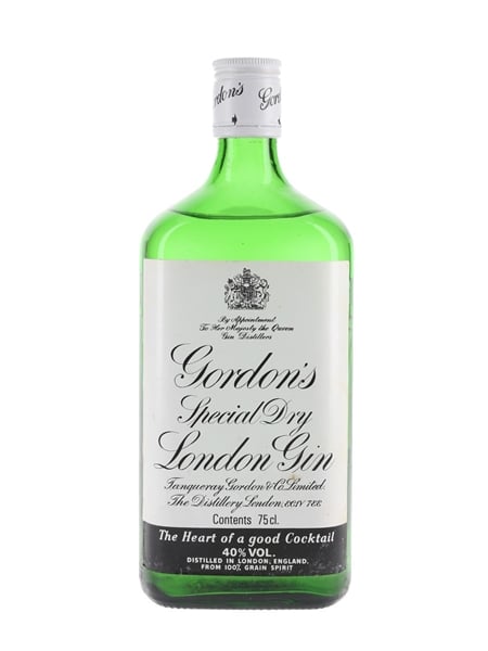 Gordon's Special Dry London Gin Bottled 1980s 75cl / 40%