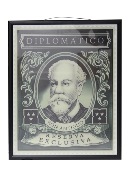 Diplomatico Light Up Poster  60cm x 50cm