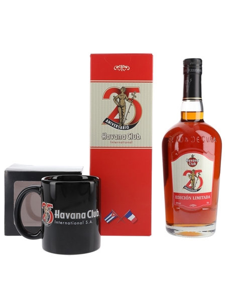 Havana Club 25 Aniversario With Mug Edicion Limitada 70cl / 40%