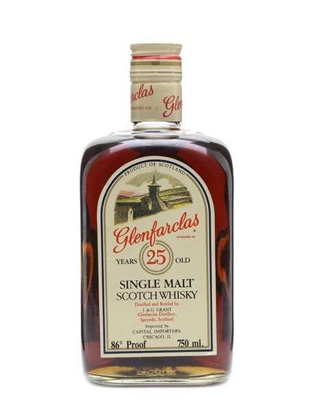 Glenfarclas 25 Year Old Bottled 1980s 75cl / 43%