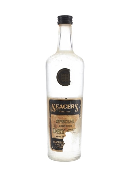 Seager's Special London Dry Gin Bottled 1960s 75cl