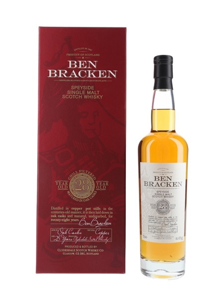 Ben Bracken 28 Year Old Clydesdale Scotch Whisky Co 70cl / 40%