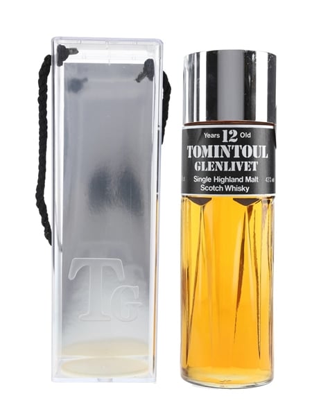 Tomintoul Glenlivet 12 Year Old Bottled 1980s - Whyte & Mackay 75cl / 43%