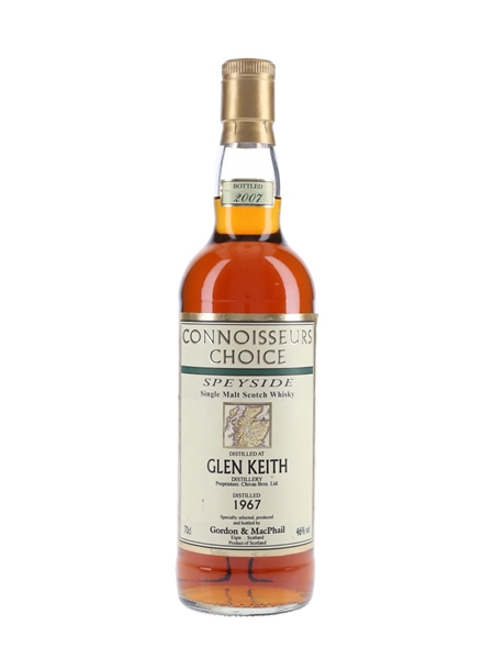 Glen Keith 1967 Bottled 2007 - Connoisseurs Choice 70cl / 46%