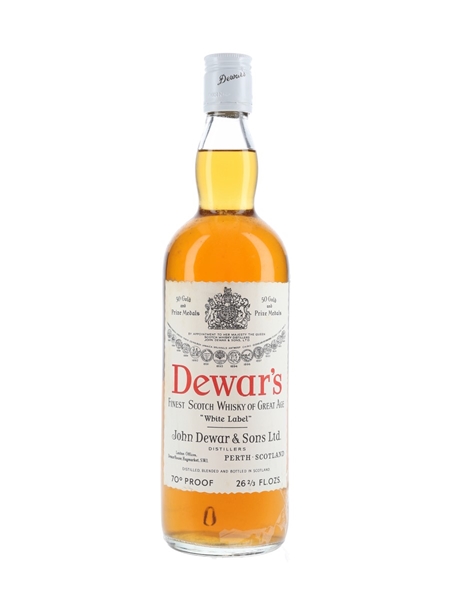 Dewar's White Label Bottled 1960s - Queen's Award to Industry 75.7cl / 40%