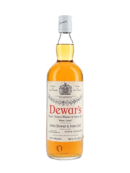 Dewar's White Label Bottled 1960s - Queen's Award to Industry 75.7cl / 40%