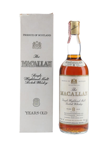 Macallan 8 Year Old Campbell, Hope & King Bottled 1970s - Rinaldi 75cl / 43%