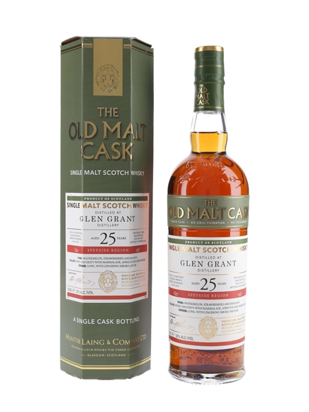 Glen Grant 1991 25 Year Old The Old Malt Cask Bottled 2016 - Hunter Laing 70cl / 50%