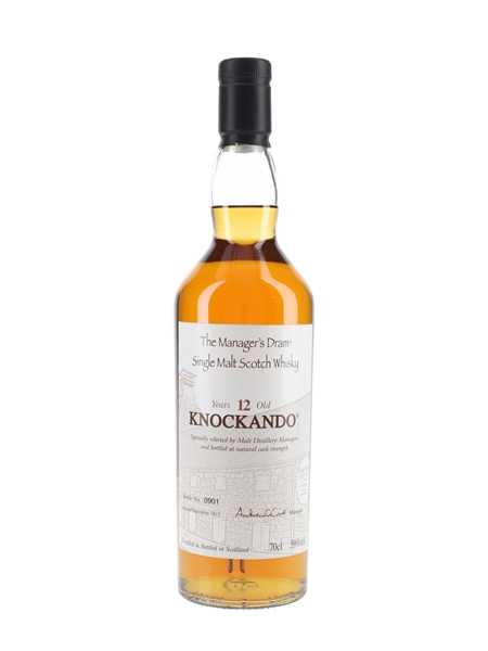 Knockando 12 Year Old Bottled 2012 - The Manager's Dram 70cl / 59%