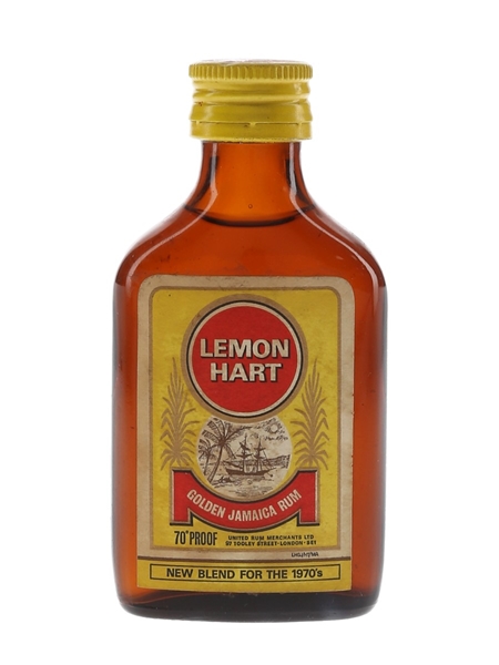 Lemon Hart Golden Jamaica Rum Bottled 1970s 5cl / 40%