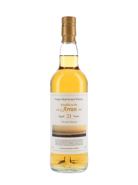 Arran 1995 21 Year Old Private Cask Bottled 2017 - The Real Mackay 70cl / 51%