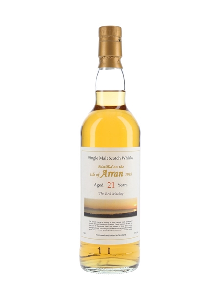 Arran 1995 21 Year Old Private Cask Bottled 2017 - The Real Mackay 70cl / 51%