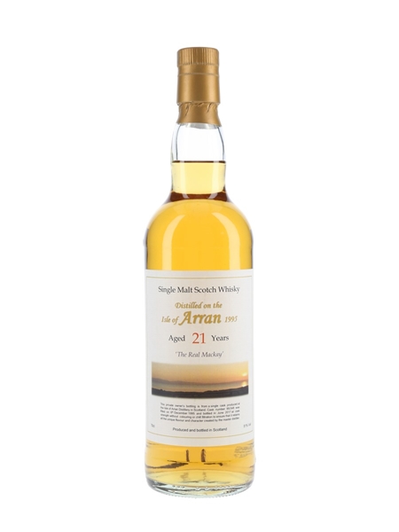 Arran 1995 21 Year Old Private Cask Bottled 2017 - The Real Mackay 70cl / 51%