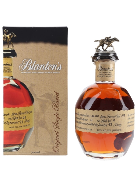Blanton's Original Single Barrel No.519 Bottled 2020 70cl / 46.5%
