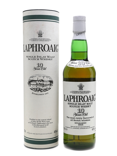 Laphroaig 10 Year Old  70cl / 40%