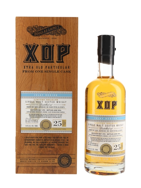 Bruichladdich 1991 25 Year Old XOP Bottled 2016 - Douglas Laing 70cl / 54.6%