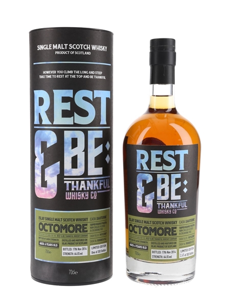 Octomore 2007 6 Year Old Bottled 2014 - Rest & Be Thankful Whisky Company 70cl / 64%