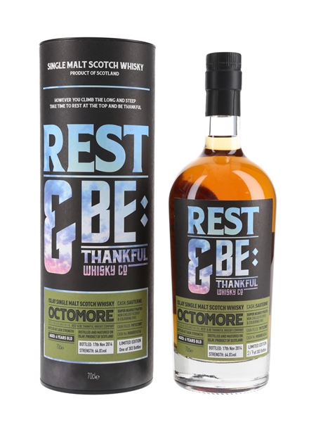 Octomore 2007 6 Year Old Bottled 2014 - Rest & Be Thankful Whisky Company 70cl / 64%