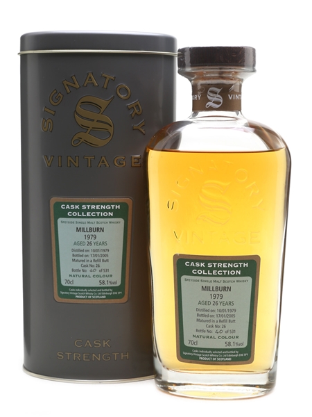 Millburn 1979 26 Year Old Bottled 2005 - Signatory Vintage 70cl / 58.1%